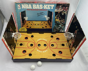 Bas-ket Game Miniature Basketball - 1988 - Cadaco - Good Condition