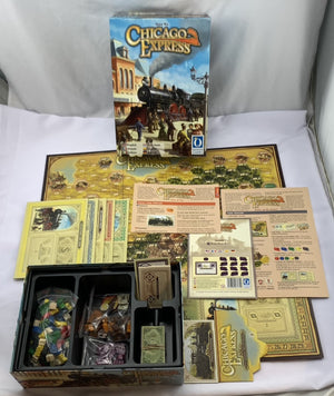Chicago Express Board Game - 2008 - Queen Games - Like New