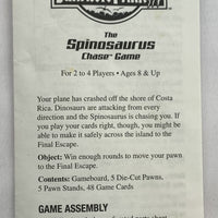 Jurassic Park III: Spinosaurus Chase Game - 2001 - Milton Bradley - Great Condition