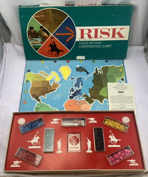 Risk Game - 1963 - Parker Brothers - Great Condition