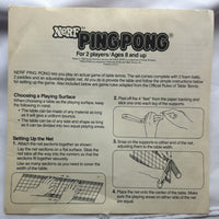 Nerf Ping Pong Set - 1982 - Parker Brothers - Great Condition