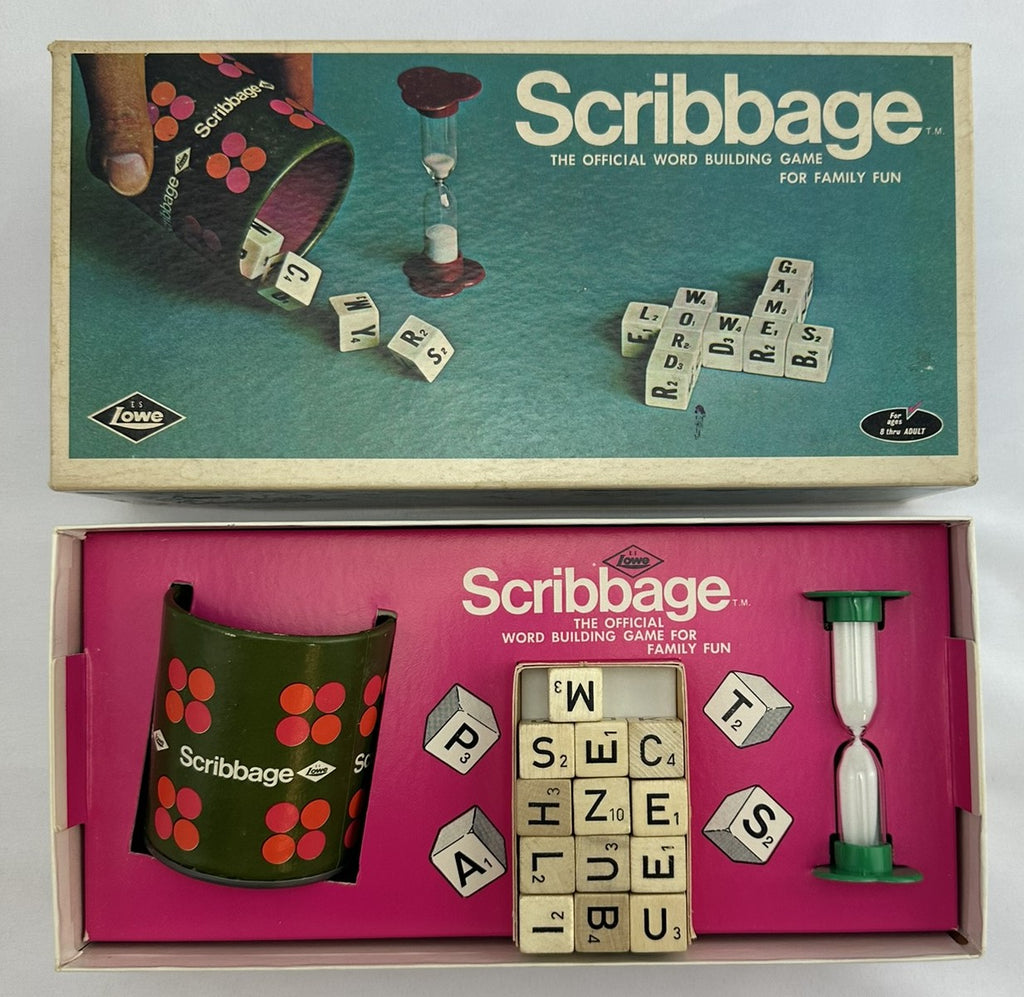 Scribbage Game - 1968 - E.S. Lowe - Great Condition