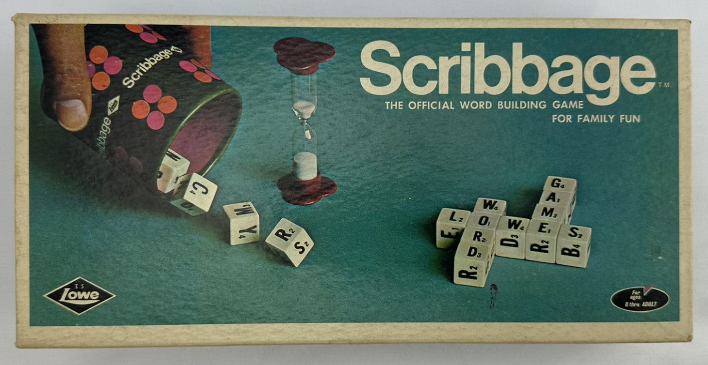 Scribbage Game - 1968 - E.S. Lowe - Great Condition | Mandi's Attic Toys