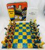 Simpsons Chess Set in Tin - 2000 - Cardinal - Great Condition