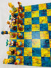 Simpsons Chess Set in Tin - 2000 - Cardinal - Great Condition