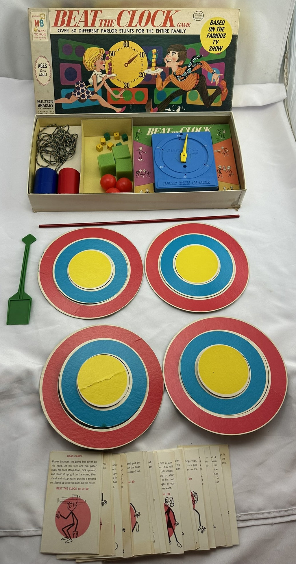 Beat the Clock Game - 1969 - Milton Bradley - Great Condition