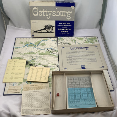 Gettysburg Game Battlefield Edition - 1958 - Avalon Hill - Unpunched