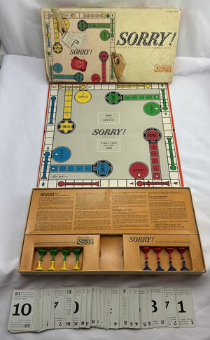 Sorry! Game - 1964 - Parker Brothers - Great Condition