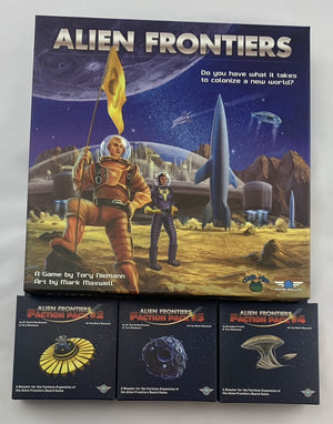 Alien Frontiers Board Game with Factions Kickstarter - 2017 - Clever Mojo - New