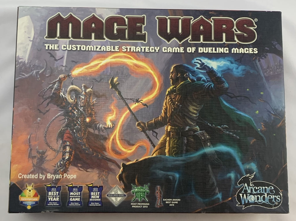 Mage Wars Board Game Core Set - 2013 - Arcane Wonders - New