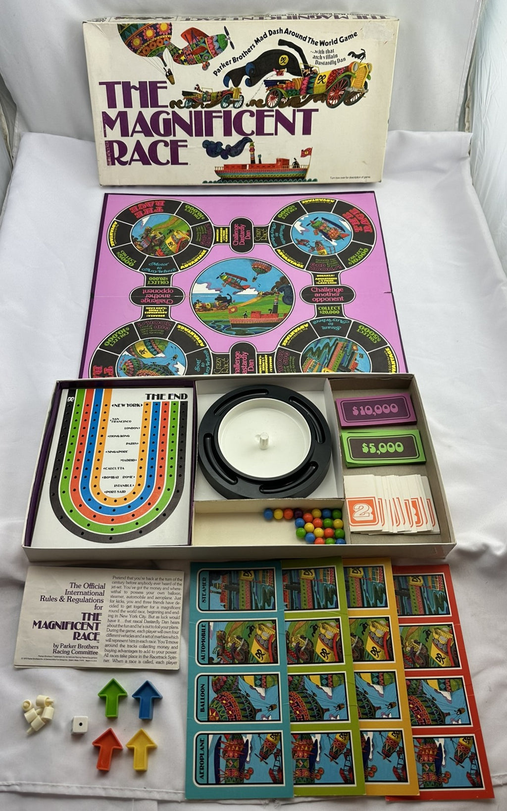 Magnificent Race Game - 1975 - Parker Brothers - Great Condition