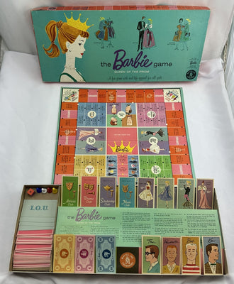 Barbie Queen of the Prom Game - 1960 - Mattel - Great Condition