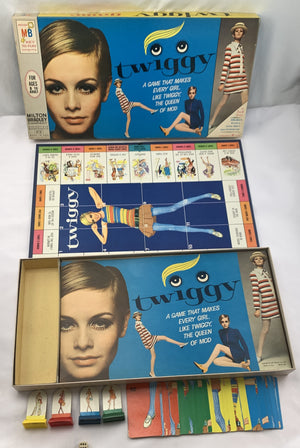 Twiggy Board Game - 1967 - Milton Bradley - Great Condition