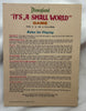 Its a Small World Game - 1967 - Parker Brothers - Great Condition