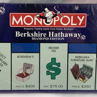 Berkshire Hathaway Diamond Edition Monopoly Game - 2005 - USAopoly - New/Sealed