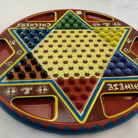 2 in 1 Chinese Checkers and Checkers - Ohio Art - Good Condition
