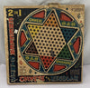 2 in 1 Chinese Checkers and Checkers - Ohio Art - Good Condition