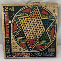 2 in 1 Chinese Checkers and Checkers - Ohio Art - Good Condition