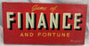 Finance and Fortune Game - 1936 - Parker Brothers - Great Condition