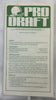 Pro Draft Game - 1974 - Parker Brothers - Great Condition