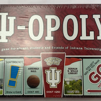 Indiana University Opoly IU Hoosiers Monopoly Game - Late for the Sky - New/Sealed