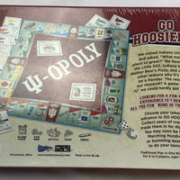 Indiana University Opoly IU Hoosiers Monopoly Game - Late for the Sky - New/Sealed