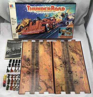 Thunder Road Game - 1986 - Milton Bradley - Great Condition