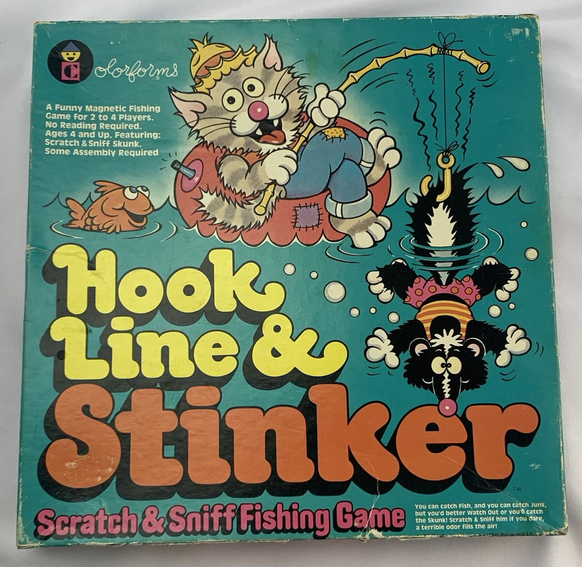 Hook Line & Stinker Colorforms Set - 1980 - Very Good Condition | Mandi ...