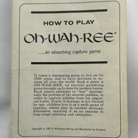 Oh-Wah-Ree Game - 1962 - 3M - Great Condition