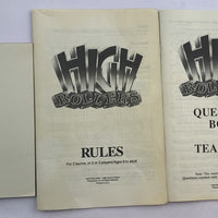 High Rollers Game - 1988 - Parker Brothers - Great Condition