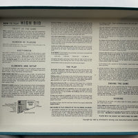 High Bid Game - 1965 - 3M - Great Condition