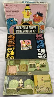 Sesame Street Bert and Ernie Colorforms Set - 1971 - Very Good Condition