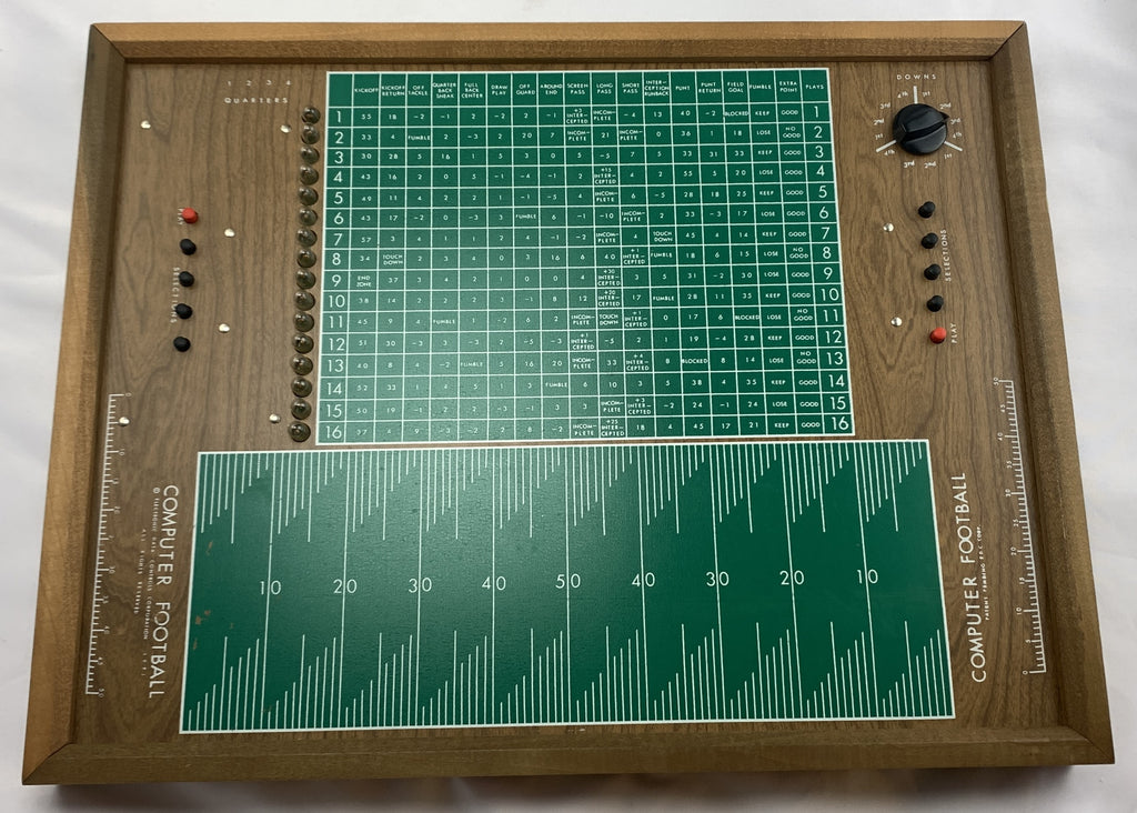 First Football Computer Game Computer Football Game - 1969 - Great Condition | Mandi's Attic Toys