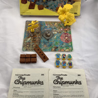 Chipmunks Super Popomatic 3-D Trouble Action Game - 1984 - Ideal - Very Good Condition