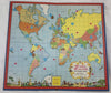 Wide World Game - 1956 - Parker Brothers - Very Good Condition