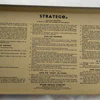 Stratego Game - 1962 - Milton Bradley - Great Condition