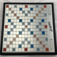 Deluxe Scrabble Turntable Game Onyx Edition - 2006 - Hasbro - Great Condition