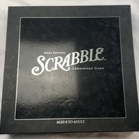 Deluxe Scrabble Turntable Game Onyx Edition - 2006 - Hasbro - Great Condition