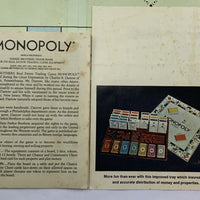 Monopoly Deluxe Game - 1961 - Parker Brothers - Great Condition