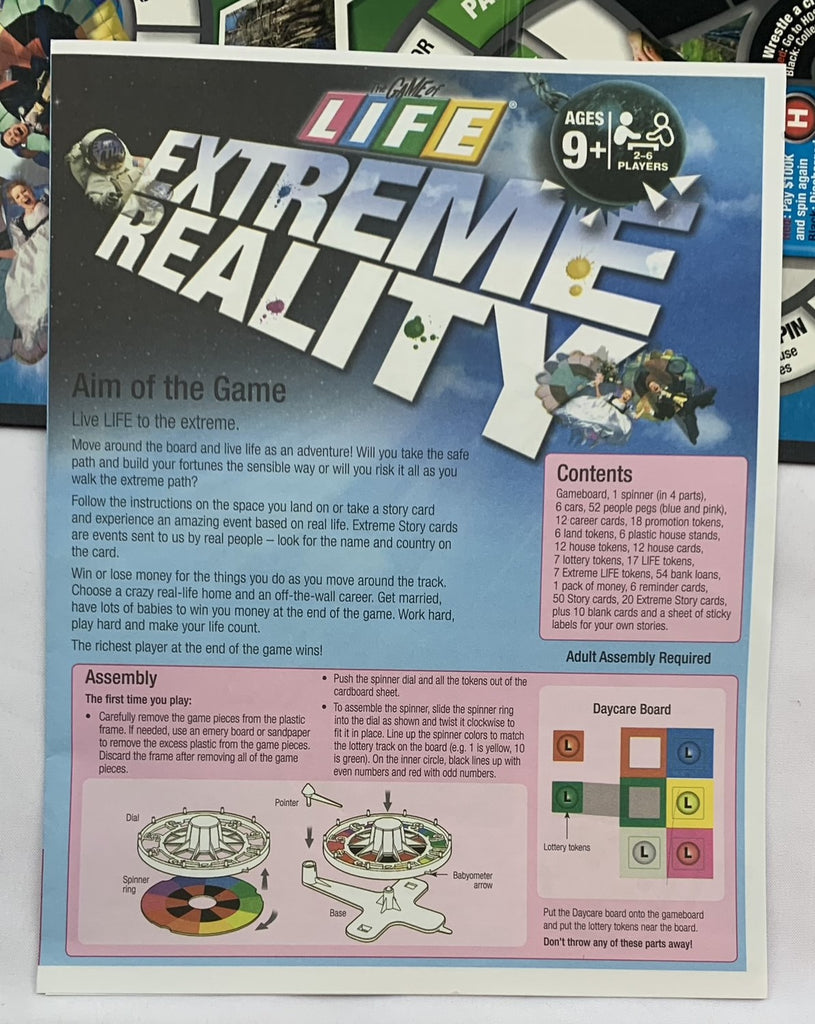 The Game of Life: Extreme Reality Board Game Review and Rules