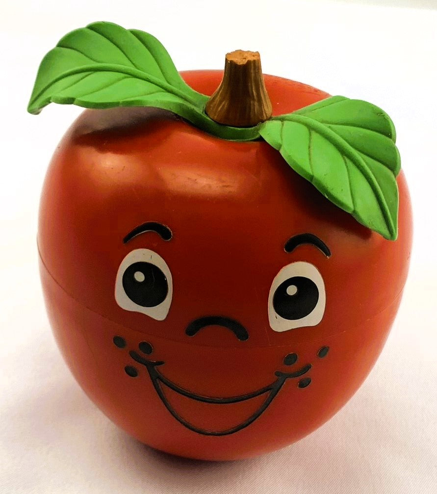 Happy Apple Chime Ball - 1972 - Fisher Price - Great Condition