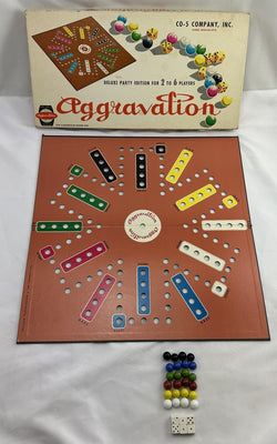 Aggravation Game Deluxe Party Edition - 1962 - CO-5 Co. - Great Condition