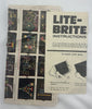 Lite Brite - 1973 - 12+ Sheets, 200+ Pegs - Working - Great Condition