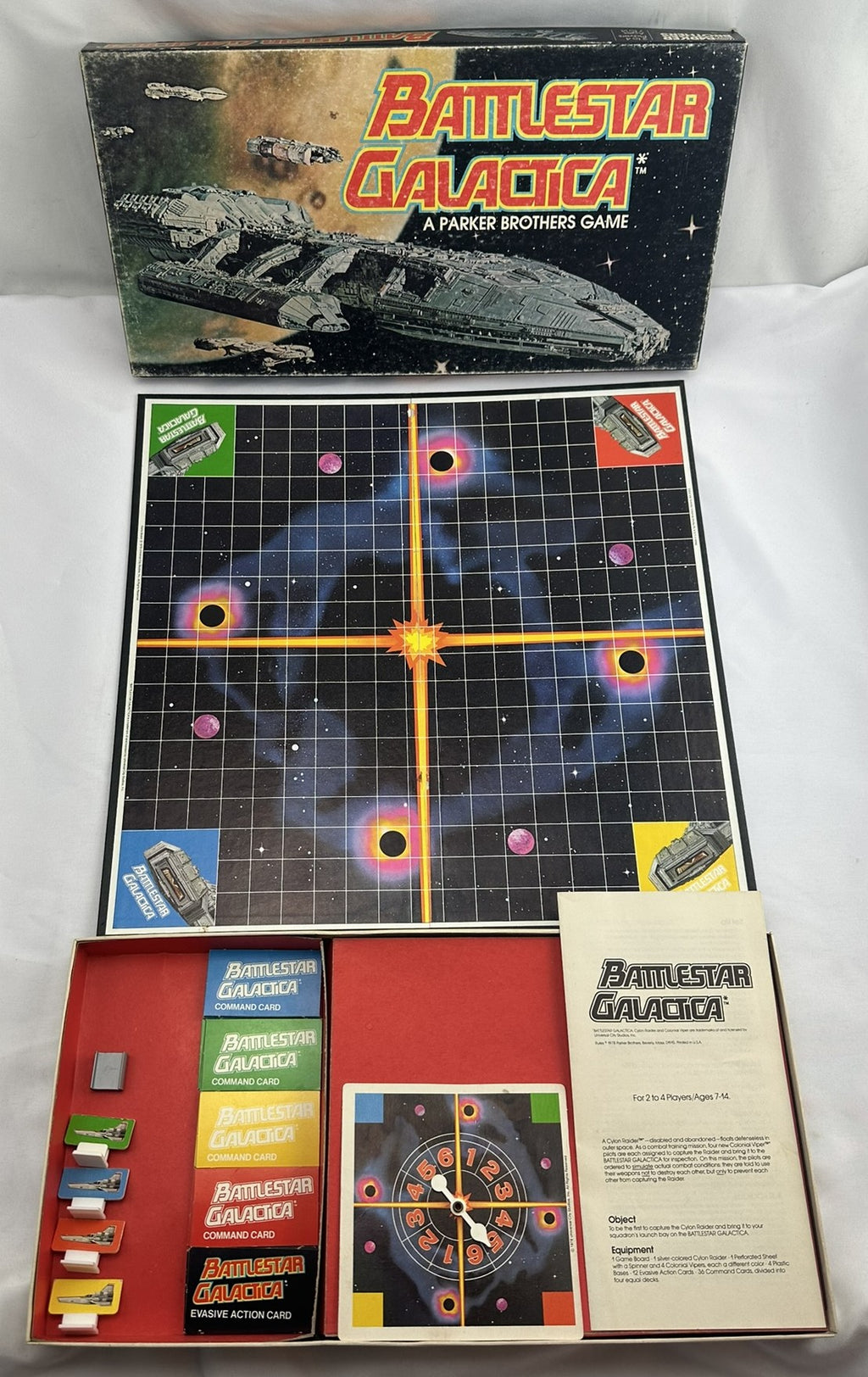 Battlestar Galactica Game - 1978 - Parker Brothers - Very Good Condition