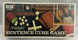 Scrabble Sentence Cube Game - 1971 - Selchow & Righter - New/Sealed