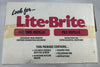 Lite Brite - 1984 - 12+ Sheets, 300+ Pegs - Working - Very Good Condition