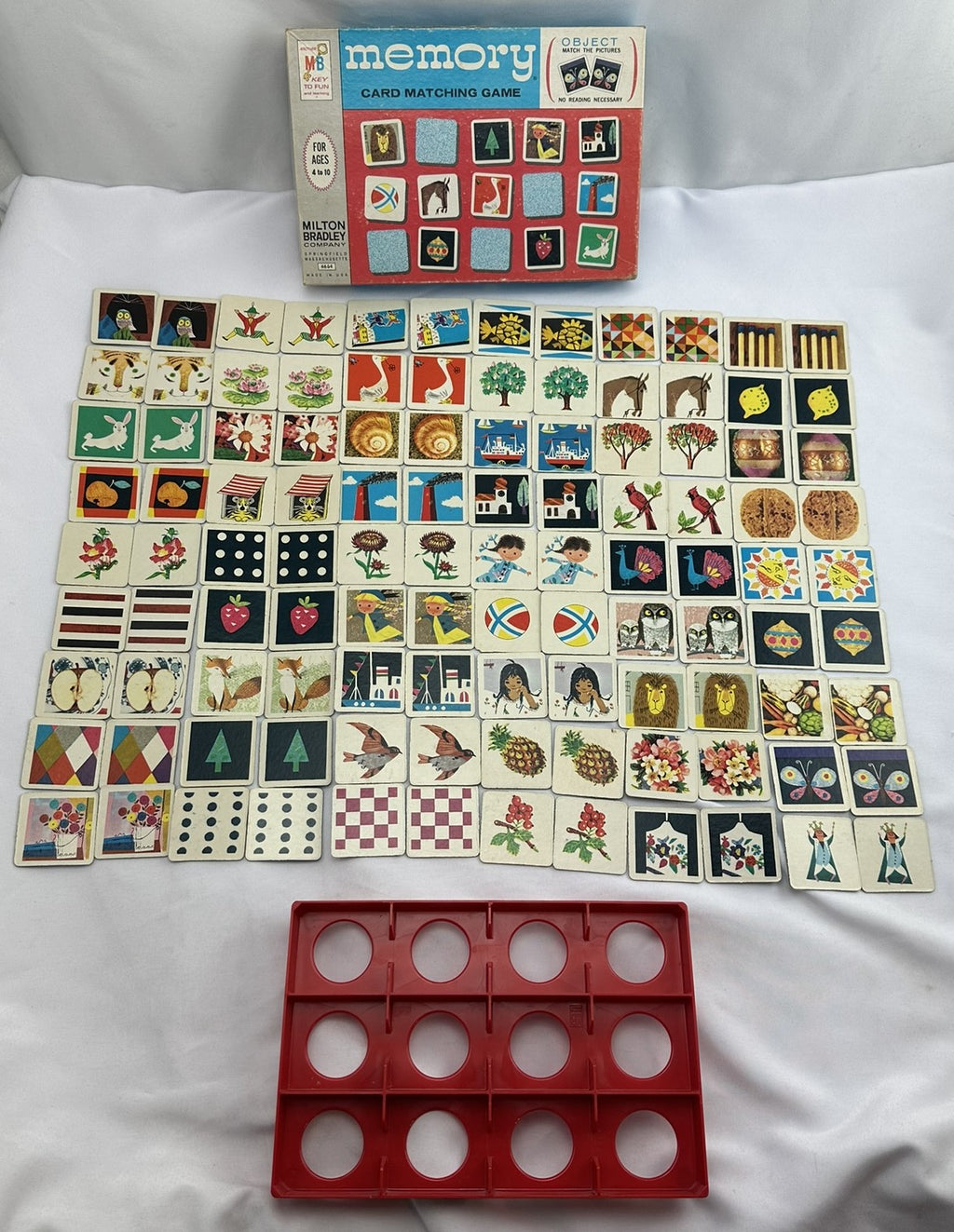 Memory Game - 1966 - Milton Bradley - Great Condition