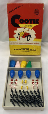 Cootie Game - 1949 - Schaper - Great Condition