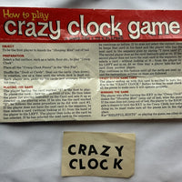 Crazy Clock Game - 1964 - Ideal - Great Condition