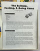The Talking, Feeling, And Doing Game - 1998 - Creative Therapeutics - Great Condition